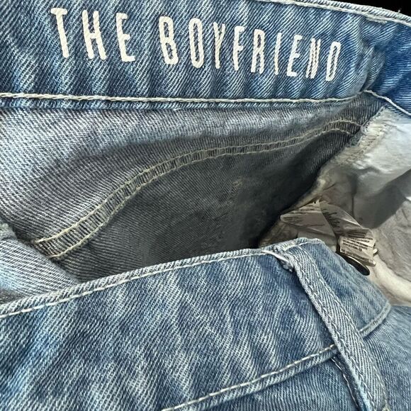 Cotton On the boyfriend jeans patch work light denim size 4 - Picture 8 of 16